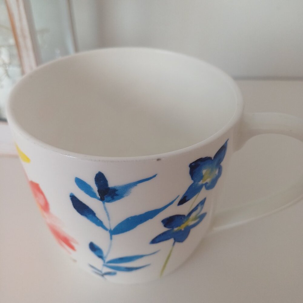 Colorful Floral Coffee Mug/Cup Rose of England Fine Bone China Made in UK - Picture 3 of 9